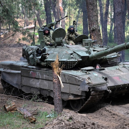 Ein russischer T-90 M-Panzer