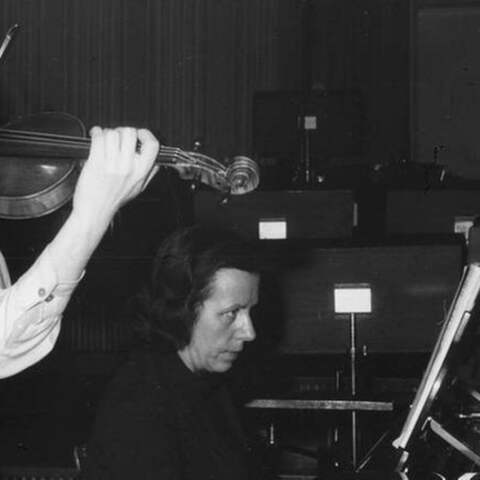 Maria Bergmann, Hauspianistin des SWF 1946-1982