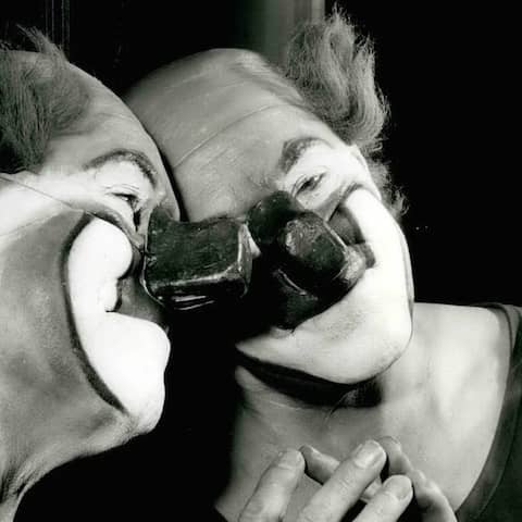 Clown Charlie Rivel 1968 im Circus Krone, München