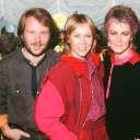 Benny Andersson, Agnetha Fältskog, Anni-Frid Lyngstad und Björn Ulvaeus, Mitglieder der schwedischen Popgruppe Abba (1982)