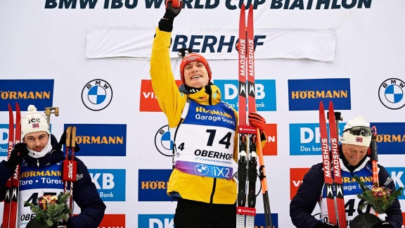 Sportschau Wintersport - Der Sprint Der Männer In Oberhof - Die Siegerehrung