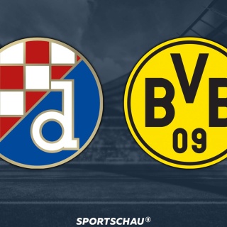 Logo Dinamo Zagreb gegen Borussia Dortmund