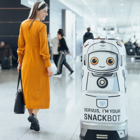 Snackroboter am Airport München
