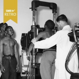 Röntgenuntersuchung der Lunge 1953 Ernest Oppenheimer Hospital Südafrika