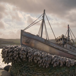 The Shetland Bus - Denkmal in Scalloway, Schottland; © imago-images.de/Alan Morris 