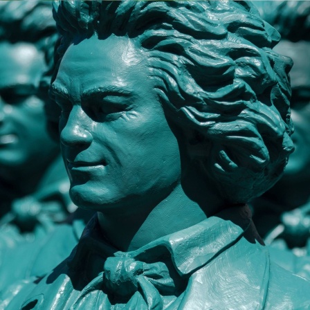 Beethovenstatuen des Konzeptkünstlers Ottmar Hörl