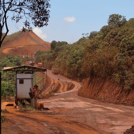 Eisenerz-Mine in Brasilien