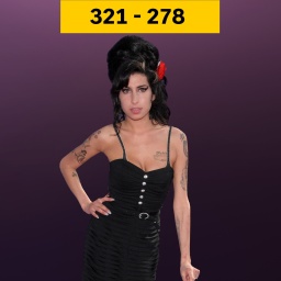 Amy Winehouse mit Platz 321 - 279 der kultigsten Radio-Hitparade Deutschlands in der ARD Audiothek