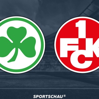 Logo SpVgg Greuther Fürth gegen 1. FC Kaiserslautern