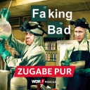 Satirische Fotomontage: Szene aus der Serie Breaking Bad, Sergej Lawrow und Wladimir Putin in Schutzkleidung in einem Drogenlabor