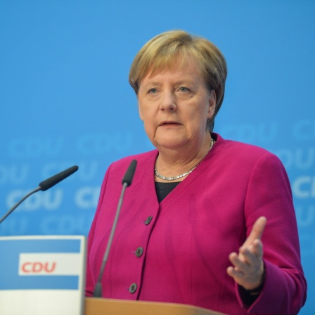 Bundeskanzlerin Angela Merkel kündigt am 29. Oktober 2018 an, nach 18 Jahren als Vorsitzende der CDU Deutschlands auf dem Bundesparteitag im Dezember nicht mehr für dieses Amt zu kandidieren