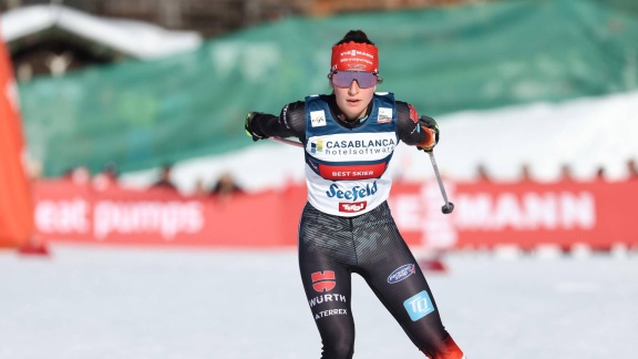 Sportschau Wintersport - Massenstart Der Frauen In Otepää - Der Langlauf Der Kombiniererinnen