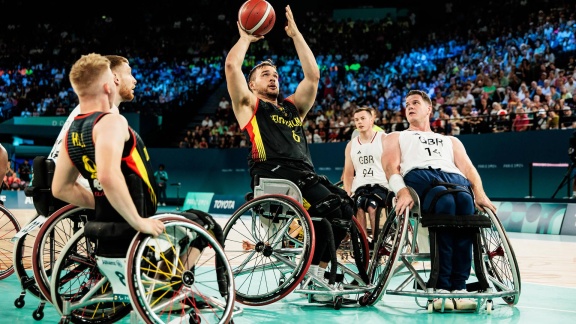 Sportschau Paralympics 2024 - Rollstuhl-basketball (m): Gbr-ger Im Re-live