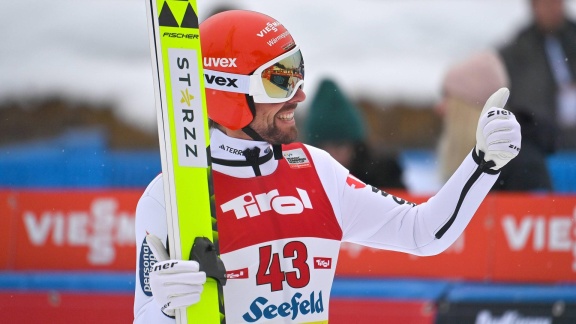 Sportschau Wintersport - Massenstart Der Männer In Seefeld - Springen