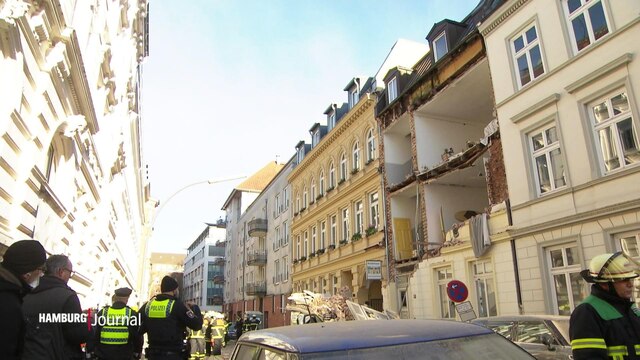 hamburg journal nach explosion fassade von wohnhaus in ottensen eingesturzt ard mediathek