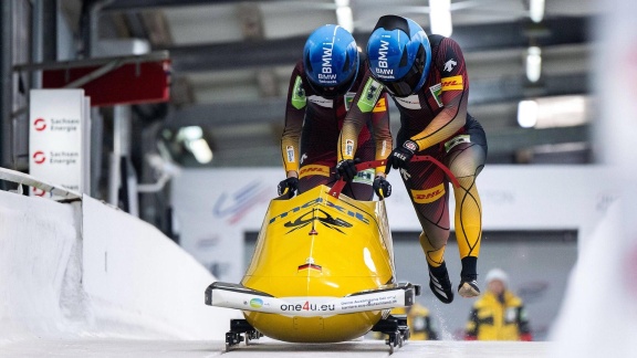 Sportschau Wintersport - Zweierbob In Altenberg - Das Rennen Der Frauen Im Re-live