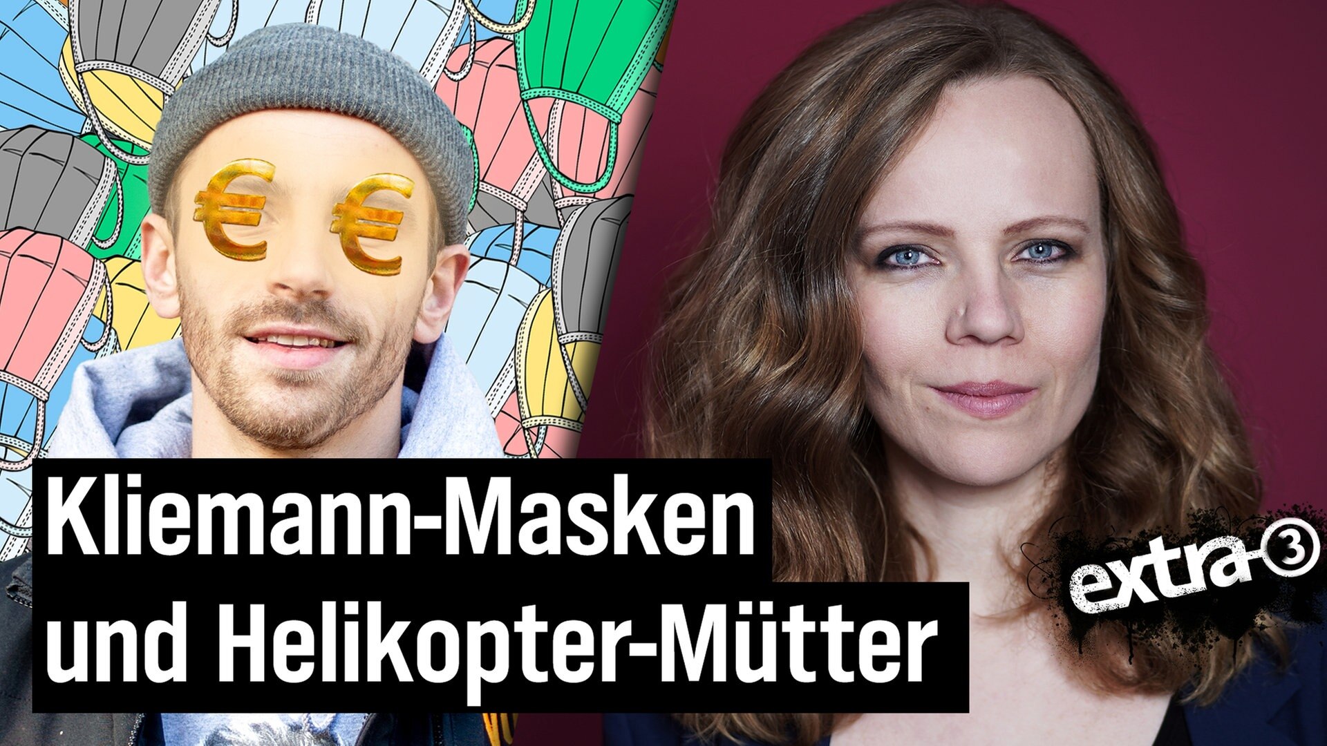 extra 3: Kliemann-Masken und Helikopter-Mütter mit Friedemann Weise - Bosettis Woche #9 | ARD ...