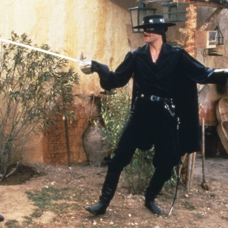 Zorro - Der schwarze Rächer, Fernsehserie, USA 1990 - 1993, Darsteller: Duncan Regehr (rechts) Archivfoto