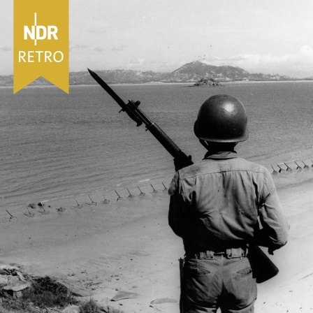 Nationalchinesischer Soldat patrouilliert an der Südküste Taiwans.