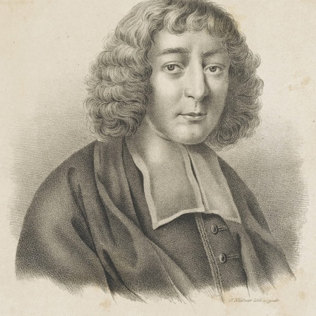 Portrait von Baruch Spinoza, 1830-1840, von Gottfried Küstner