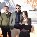 Fynn Kliemann, Sebastian Bezzel, Kurt Krömer und Joyce Ilg Ankunft zur Premiere von "Die Gangster Gang" in Berlin