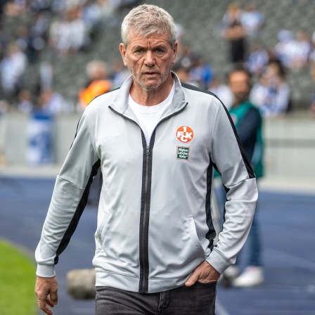 FCK-Trainer Friedhelm Funkel spricht in SWR1 Leute über den direkten Klassenerhalt.