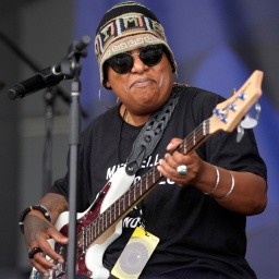 Meshell Ndegeocello tritt beim Newport Jazz Festival am Sonntag, 4. August 2024, in Newport auf.