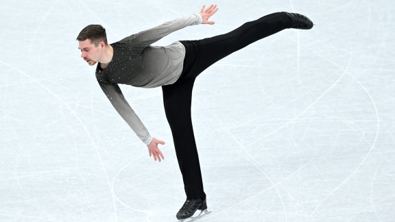 Sportschau - Eiskunstlauf: Das Kurzprogramm Von Olympia-auftaktläufer Paul Fentz