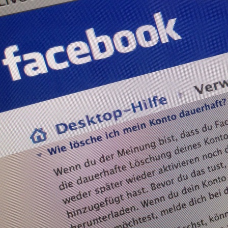 Facebook-Hilfebereich zur Frage "Wie lösche ich mein Konto dauerhaft?"