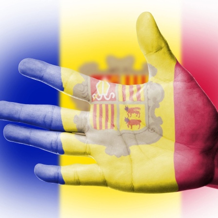 Andorra-Flagge