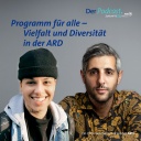 Jess Türkc und Michel Abdollahi beim ARD-Zukunftsdialog zum Thema Vielfalt und Diversität
