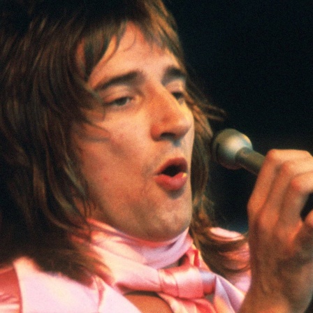 Rod Stewart bei einem Auftritt 1971.