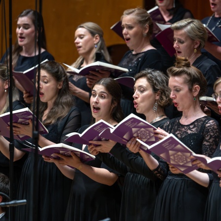 Chor Gaechinger Cantorey beim Abschlusskonzert Musikfest Stuttgart 2024