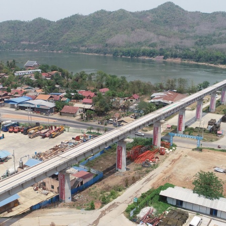 Brücke für Laos-China-Eisenbahn