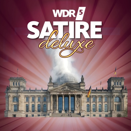 Weißer Rauch, der aus der Kuppel des Reichstagsgebäudes aufsteigt