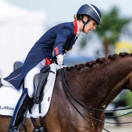 Die dreimalige Dressur-Olympiasiegerin Charlotte Dajurdin