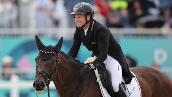 Sportschau Olympia 2024 - Vielseitigkeit: Michael Jungs Dressurkür