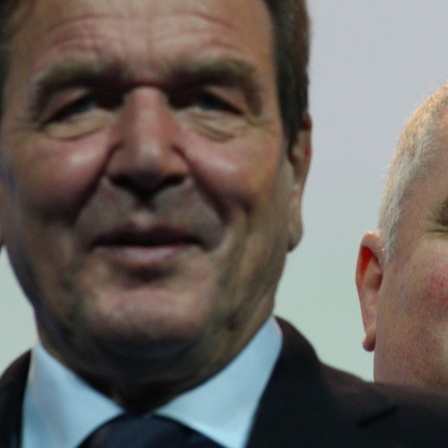 Ex-Kanzler Gerhard Schröder und Nord-Stream-Manager Matthias Warnig.