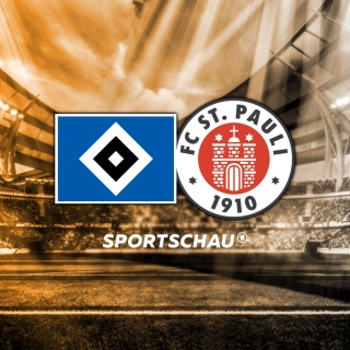 Logo Hamburger SV gegen FC St. Pauli