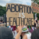 Demonstranten für das Abtreibungsrecht in den USA 