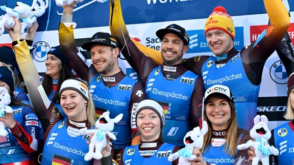 Sportschau Wintersport - Goldener Abschluss Für Team-staffel
