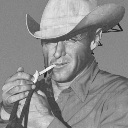 Der berühmte rauchende Cowboy (Archivbild)