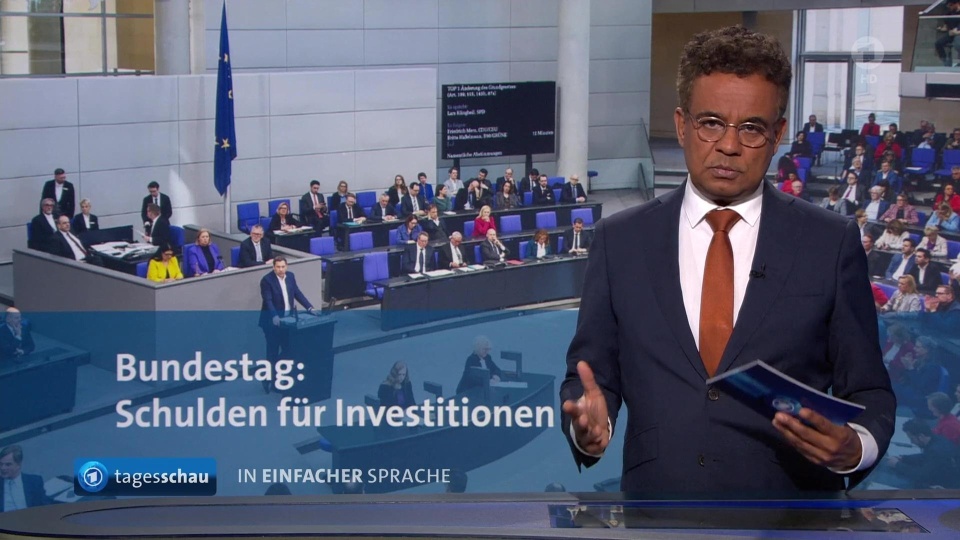 tagesschau in Einfacher Sprache 19:00 Uhr, 18.03.2025 - hier anschauen