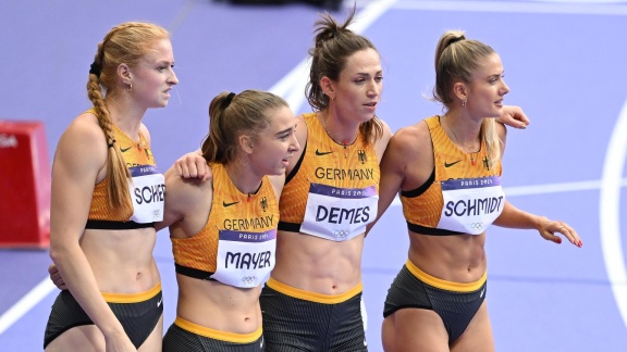 Sportschau Olympia 2024 - Frauen-staffel Nicht Im Finale - 'haben Trotzdem Gefightet'