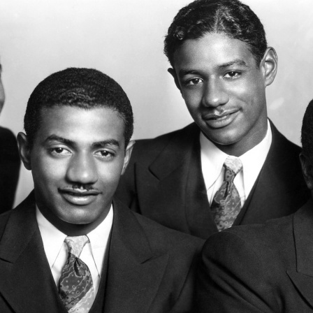 The Mills Brothers: Herbert Mills, Donald Mills, John Mills und Harry Mills im Jahr 1932.
