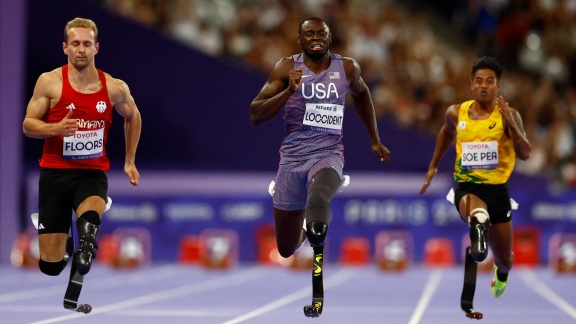 Sportschau Paralympics 2024 - Johannes Floors' Vorlauf über 100m