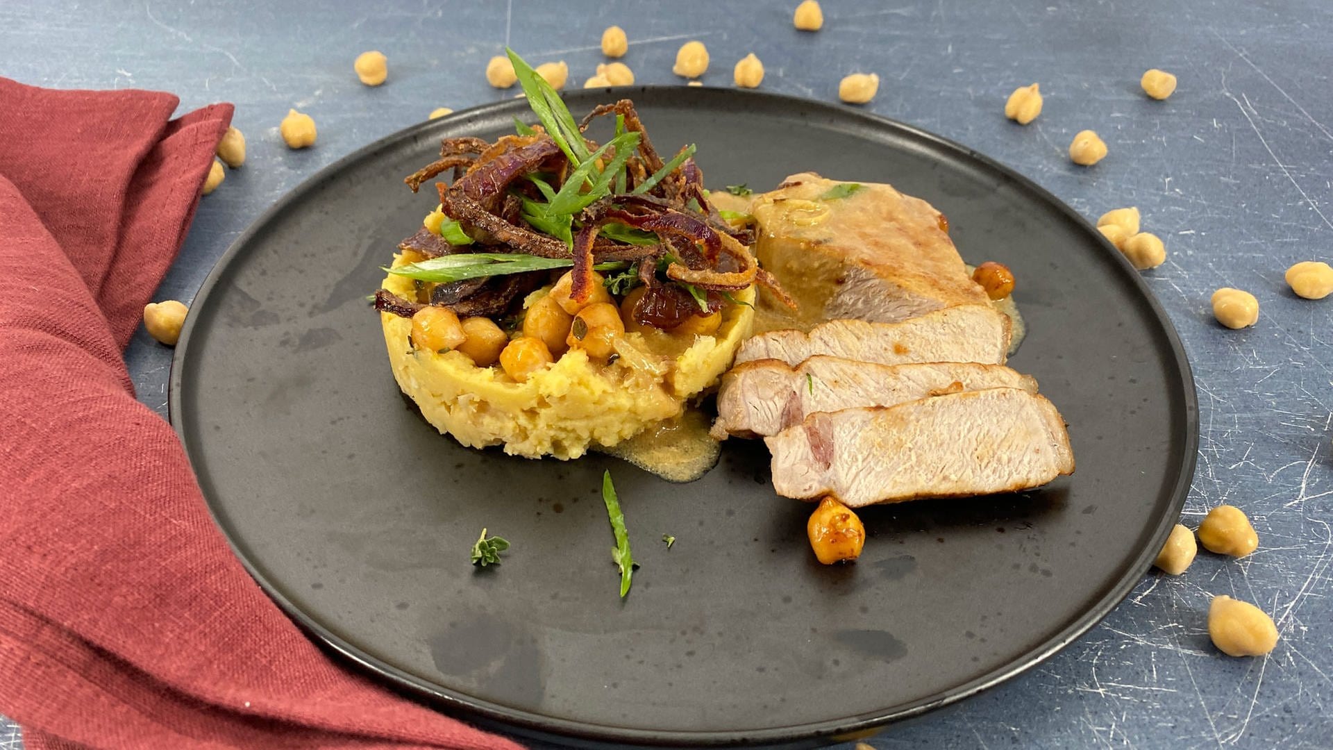 Ard buffet rezept schweiner cken mit gebratenen zwiebeln und