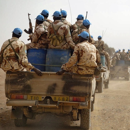Eine Militärdelegation aus Bamako trifft in Tessalit im Norden Malis ein