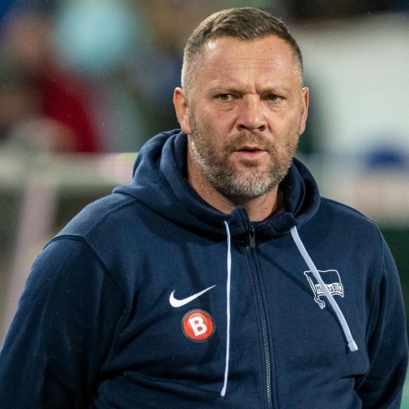 Hertha-Trainer Pal Dardai vor der Partie gegen Hannover 96.