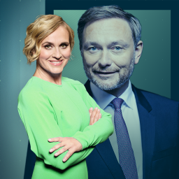 Caren Miosga mit Christian Lindner